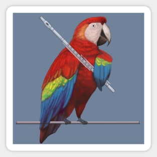 Musical Parrot Sticker